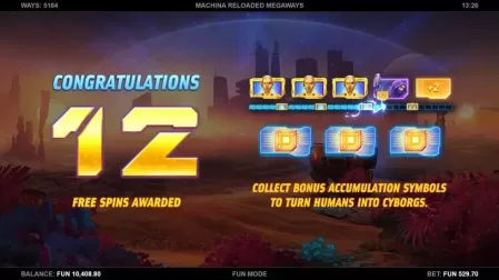 Machina Reloaded Megaways slot screenshot 3