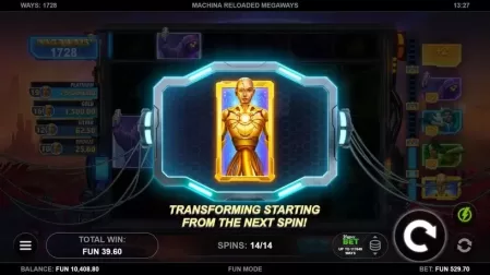 Machina Reloaded Megaways slot screenshot 5