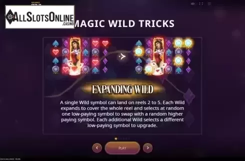 Expanding Wild screen