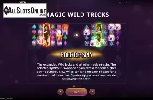 Free Re-spin screen