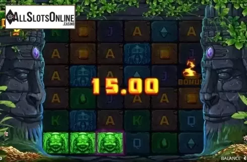 Win Screen . Monkey’s Gold from Nolimit City