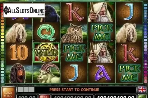 Screen4. Mountain Spell from Casino Technology