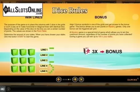 Features 3. Pirates Dice from GAMING1