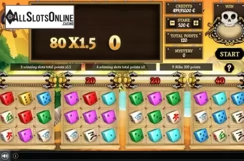Win Screen 2. Pirates Dice from GAMING1
