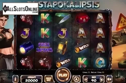 Reels screen. Postapokalipsis from X Card