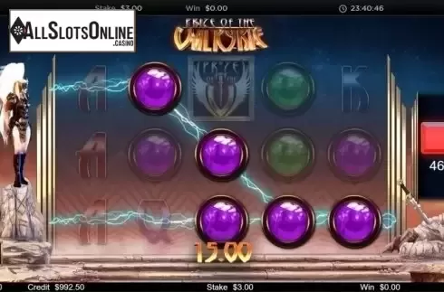 Win Screen. Prize of the Valkyrie from Live 5