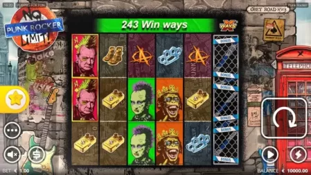 Punk Rocker slot screenshot 1