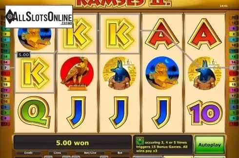 Win. Ramses II from Greentube