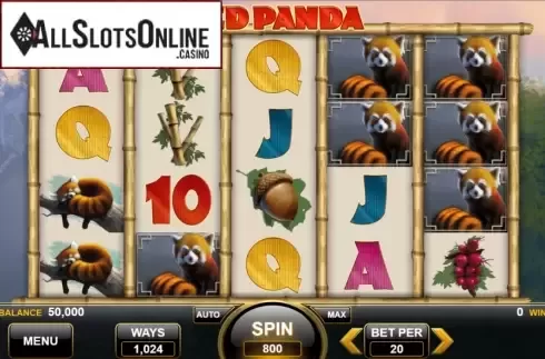 Reel Screen. Red Panda (Spin Games) from Spin Games