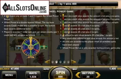 Features 2. Red Panda (Spin Games) from Spin Games