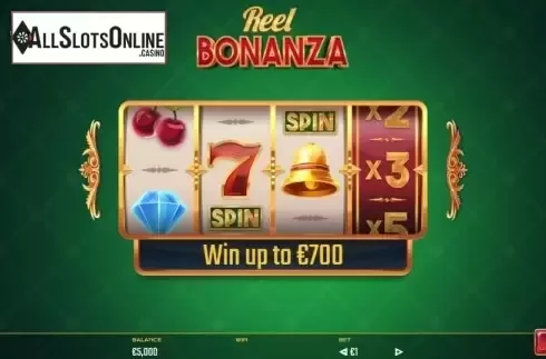 Reel Screen. Reel Bonanza from Golden Hero