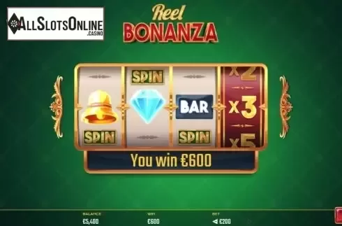 Win Screen 1. Reel Bonanza from Golden Hero