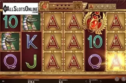 Free Spins Win Reel Screen