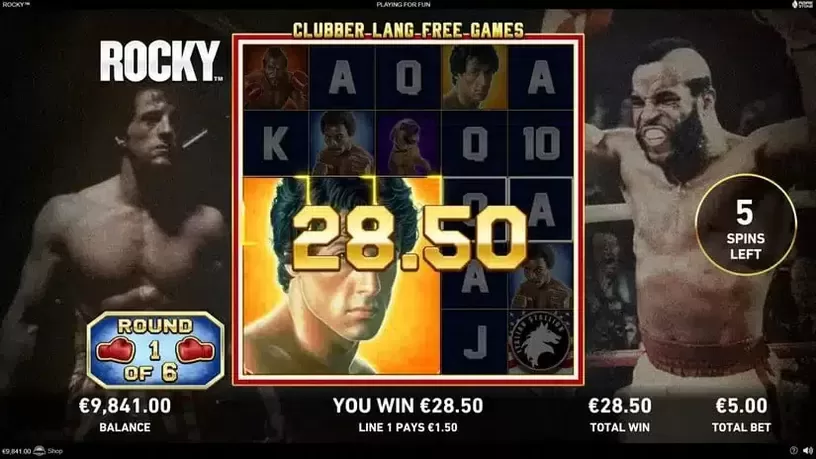 Rocky slot screenshot 5
