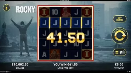 Rocky slot screenshot 2