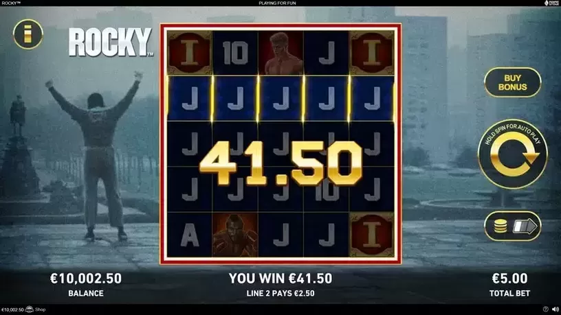 Rocky slot screenshot 2