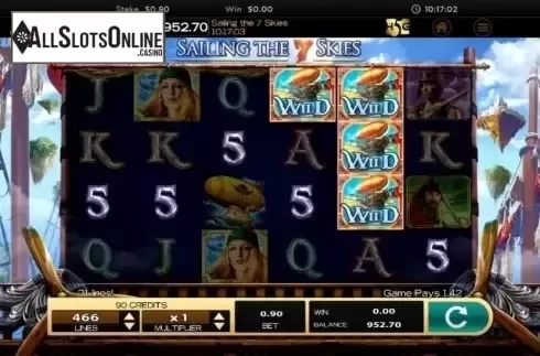 Wild Screen 4. Sailing The 7 Skies from High 5 Games