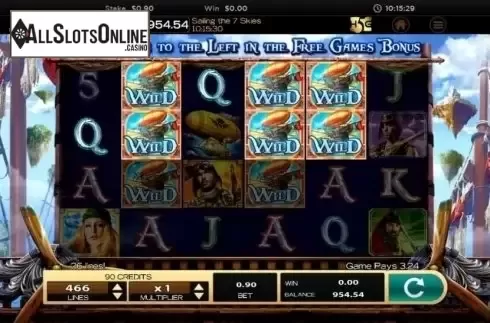 Wild Screen 2. Sailing The 7 Skies from High 5 Games