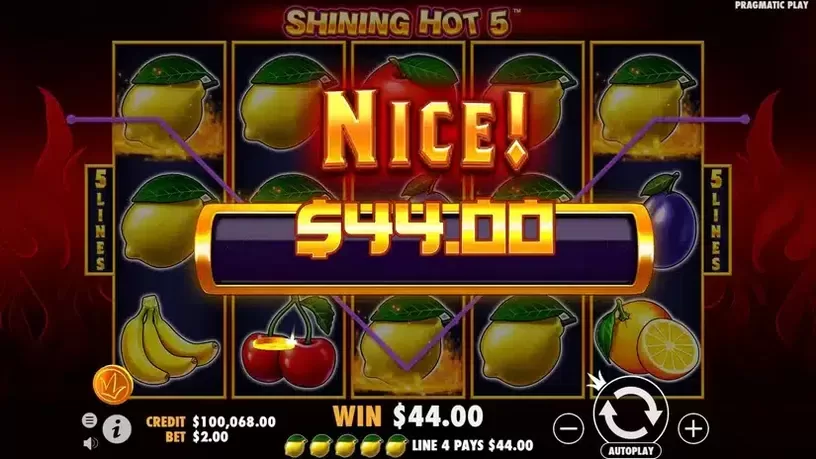 Shining Hot 5 slot screenshot 4