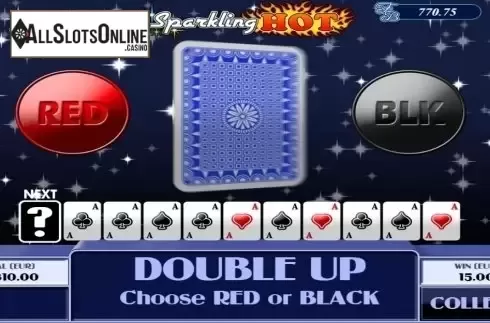 Bonus Game screen. Sparkling Hot from AlteaGaming