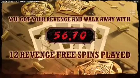 Sticky Bandits Trail of Blood slot screenshot 6