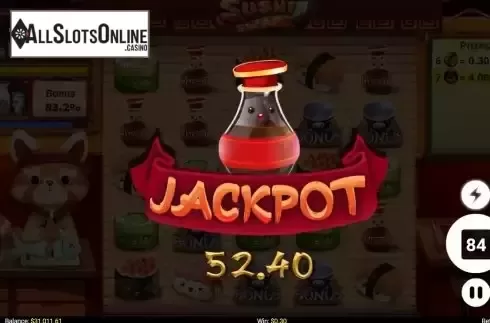 Jackpot screen