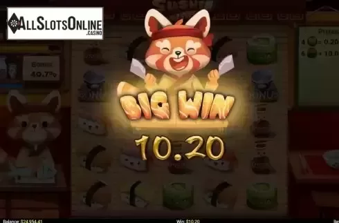 Big Win screen