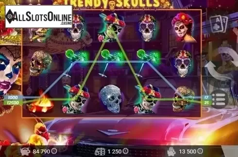Screen7. Trendy Skulls from MrSlotty