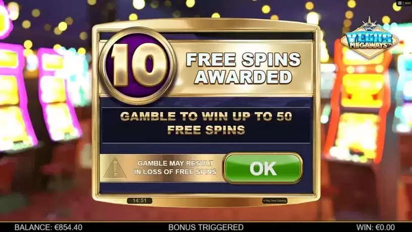 Vegas Megaways slot screenshot 3
