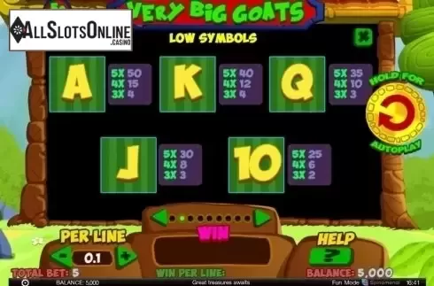 Screen3. Very Big Goats from Spinomenal