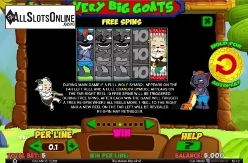 Screen6. Very Big Goats from Spinomenal