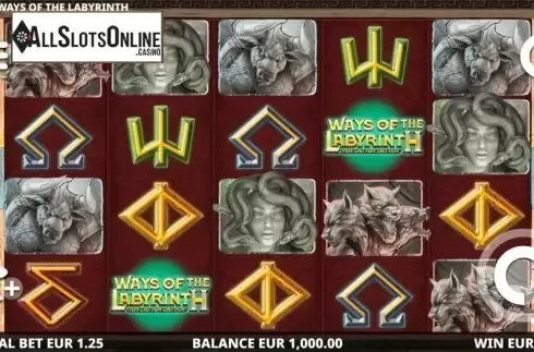 Reel Screen. Ways of Labyrinth from Leander Games