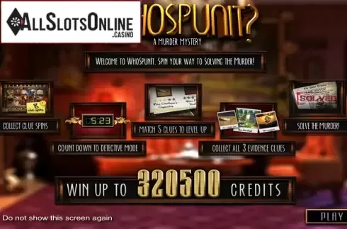 Game features. Who Spun It? from Betsoft