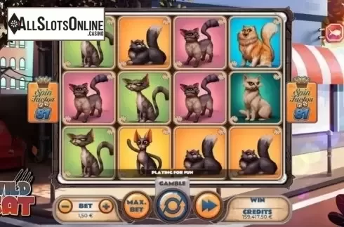 Reel Screen. Wild Cat from Spinmatic