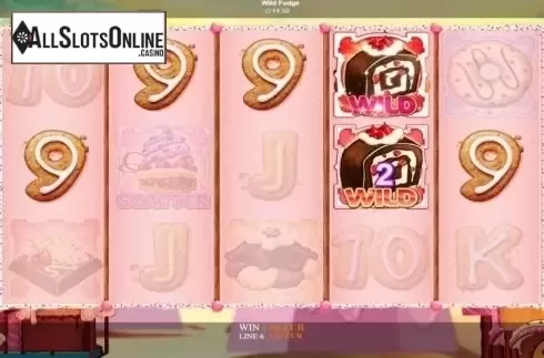 Win Screen. Wild Fudge from Betixon