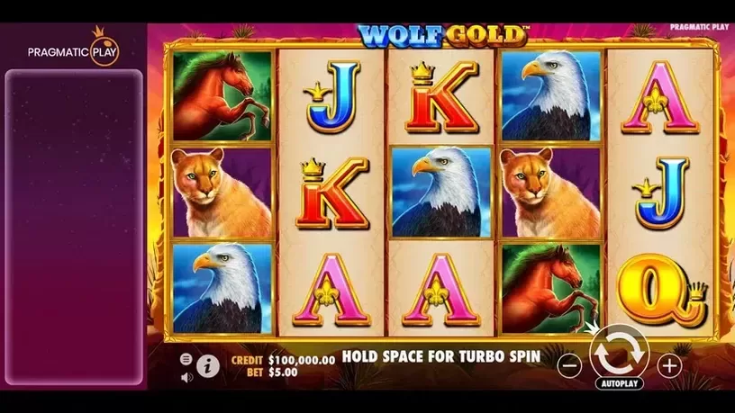 Wolf Gold Power Jackpot slot screenshot 1