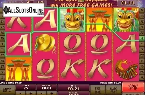 Free spins 3. Wu Long from Playtech