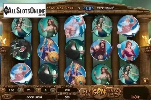 Game Workflow screen . Zeus Vs Hades from TOP TREND GAMING