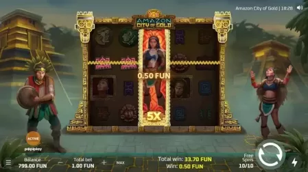 Amazon City Of Gold slot screenshot 5