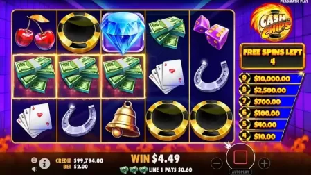 Cash Chips slot screenshot 5