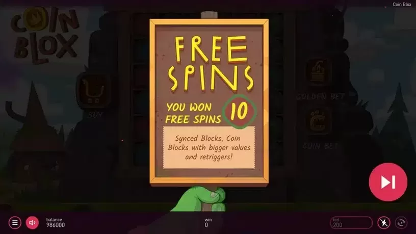 Coin Blox slot screenshot 3