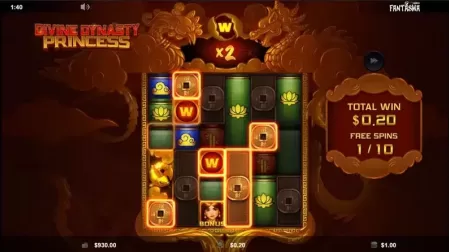 Divine Dynasty Princess slot screenshot 4