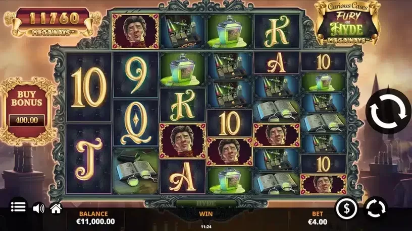 Fury of Hyde Megaways slot screenshot 