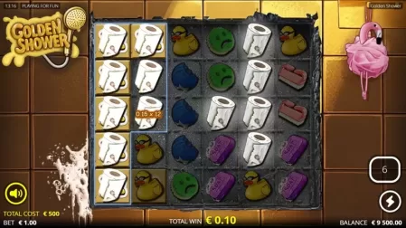 Golden Shower slot screenshot 4