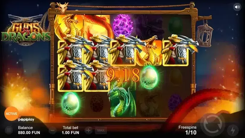 Guns & Dragons slot screenshot 4