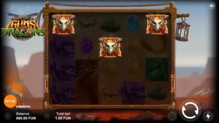 Guns & Dragons slot screenshot 2