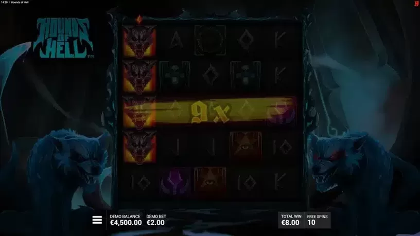 Hounds of Hell slot screenshot 4