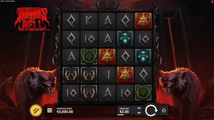 Hounds of Hell slot screenshot 1