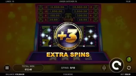 Joker Catcher 7s slot screenshot 3