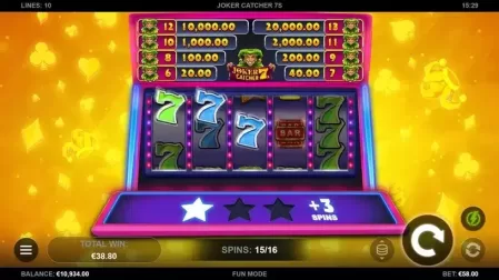 Joker Catcher 7s slot screenshot 5